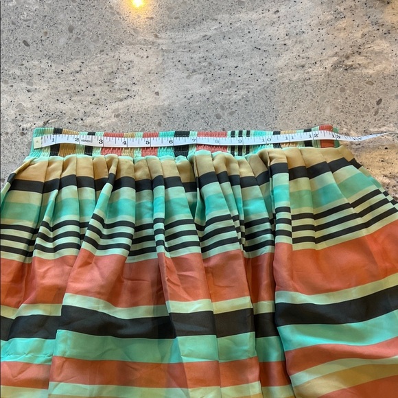 BCBGeneration Colorful Striped Mini Skirt, Lined XS - Picture 7 of 7